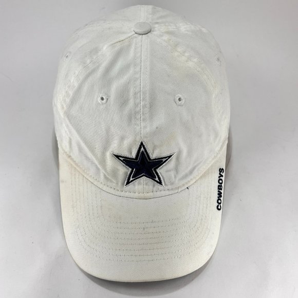 Dallas Cowboys NFL Strap Back Cap Hat Reebok Navy White Football Adult Mens - Picture 7 of 16